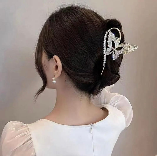 Butterfly claw clips